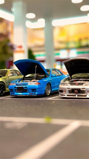 Amazing 1:64 Diecast Cars | Opening hood and engine details | 1:64 Diorama #ytshorts #subscribe