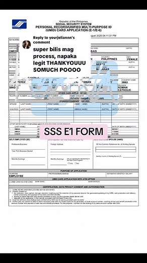 How to Obtain the SSS E-1 Form Online