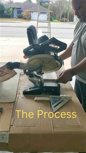 Baseboard Installation #trending #diy #fyiシ゚viral