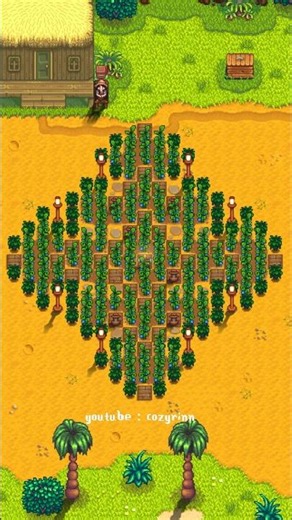 Type 1 cropcycle design. 🍀 #letsplaystardewvalley #スターデューバレー #스타듀밸리 #cozygame #stardewvalley