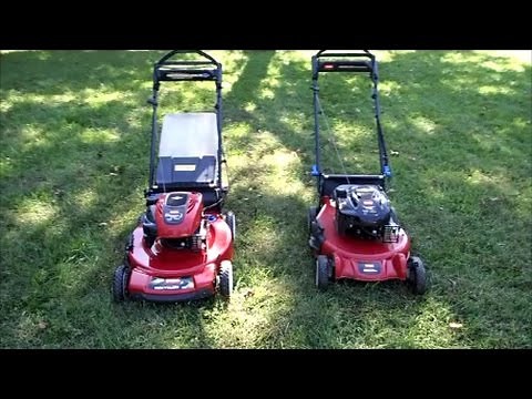 Toro Super Recycler Model 20092 and Toro Recycler Model 20332 Comparison and Start - Oct. 20, 2016