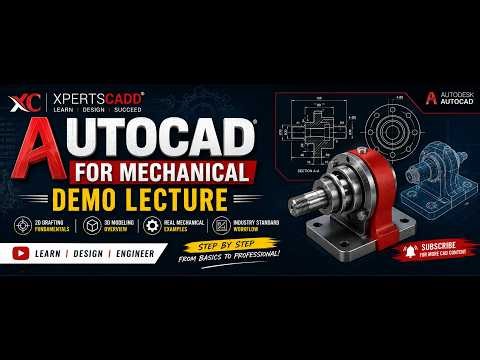 Master AutoCAD Mechanical Design | Free Demo Session #autocad #cad #mechanicalengineering