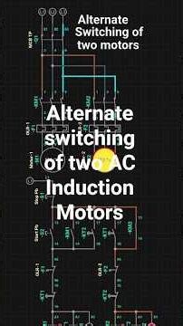 #Alternate switching of two AC induction motors on Simurelay App.