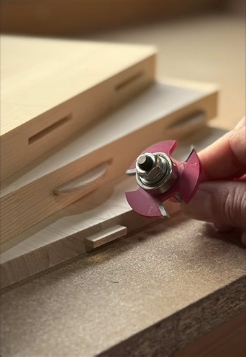 簡単なスロットカッタービットを使ったジョイント