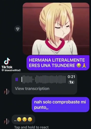 Eres una Tsundere🗣️🔥‼️ #parati #anime #edit #tsundere #animemomentos