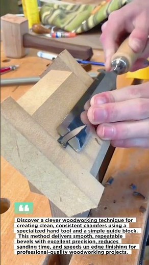 Woodworking Chamfer Trick Will Blow Your Mind!