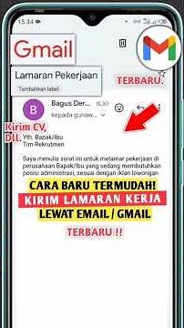 CARA MENGIRIM LAMARAN KERJA LEWAT EMAIL | MENGIRIM LAMARAN LEWAT EMAIL #short #lamarankerja #email