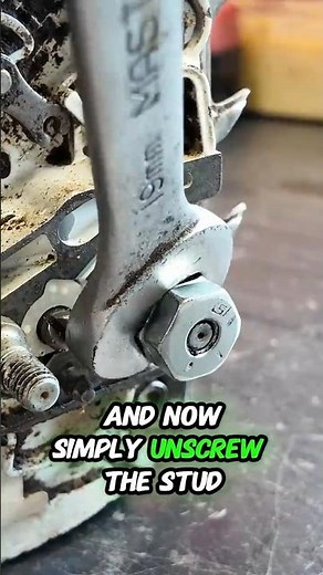 STIHL CHAINSAW BAR STUD REMOVAL MADE EASY! #shorts