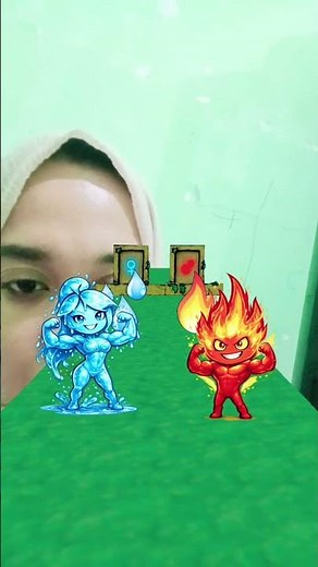 help fireboy 🔥vs watergirl 💧‪@RyanKHudson‬ #animation #gameplay #filtergame