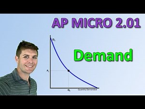 Demand - Microeconomics 2.01 - Unit 2 - Supply and Demand