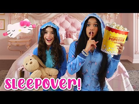 SLEEPOVER WITH MY SISTER GONE WRONG!
