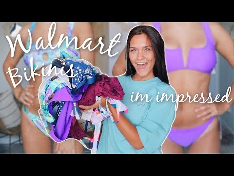 trying Walmart bathing suits *150 dollar try on haul*