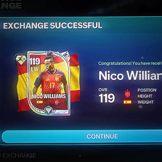 119 Nico Williams on My Team🤯🔥