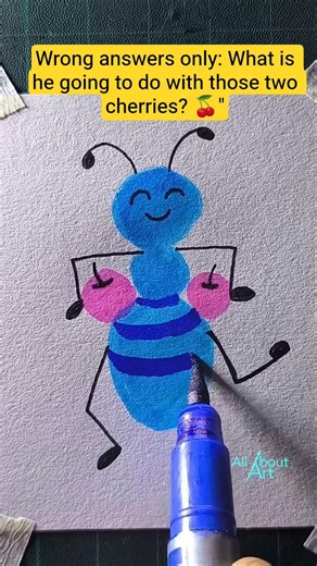 cute ant drawing for beginners