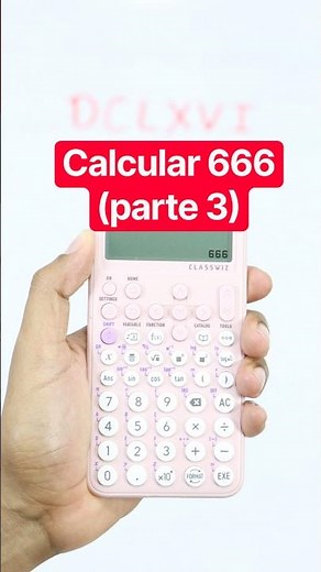 How to get the number of the beast 666 on your calculator - part 3 #math #halloween #666