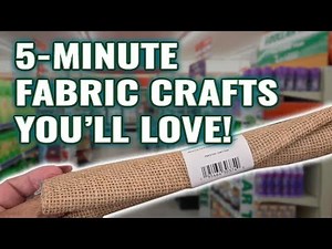 Burlap DIY Projects You Can Get At Dollar Tree