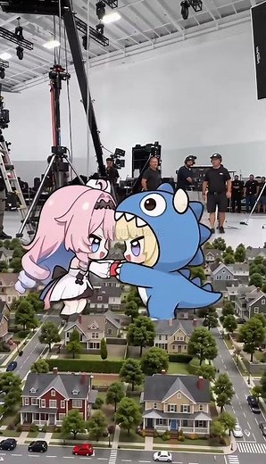 Phoebe-Chubi and Denia Filming a Movie, But She Steals a Sneaky Kiss! | Wuthering Waves