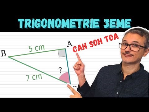 Calculer la mesure d'un angle - Trigonométrie 3ème
