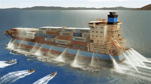 This is how cargo ships fight pirates Without Guns