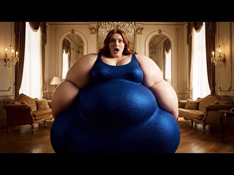 Female Weight Gain Transformations 07 #veo3 #ai