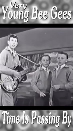 Very Young Bee Gees “Time Is Passing By” 1960 Live Acoustic