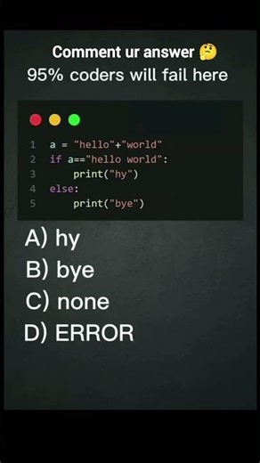 What is output 🤔? || Comment #coding #ai #shorts #shortvideo #short #shortsvideo #viral