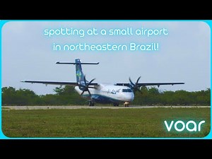 Azul ATR 72-600 landing & take-off at Aracati Airport, Brazil