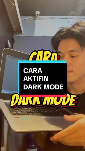 SUMPAH CARANYA GAMPANG BANGET #fyp #tutorial #darkmode #laptop #kontentutorial #kontentips #tips #tipsandtricks #kontenbermanfaat #tutorials #tutoriallaptop #laptoptutorial