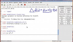 Maxima CAS 教程 4/6 定义函数 【英语】 开源软件