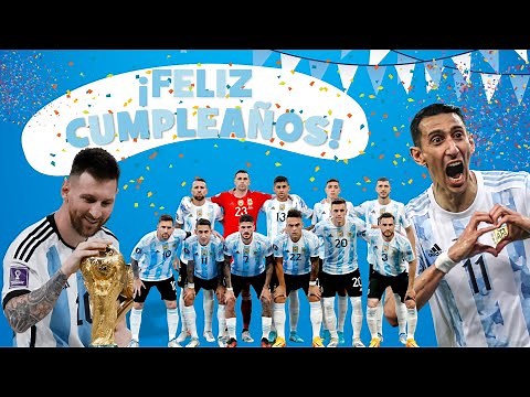 Happy Birthday with the National Team! 🇦🇷🎂 Happy Birthday song with the National Team and Messi.