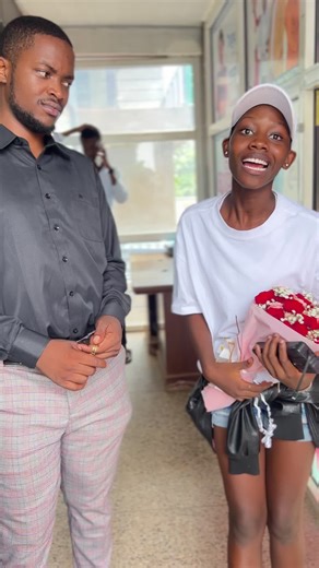 Enricho Mc Hugging Juma at the Cafeteria TikTok Video