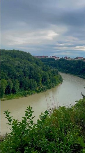 🏰 A Hidden Gem in Germany: Epic View of Burghausen Castle 🌿#nature #earthfocus #germanytourism
