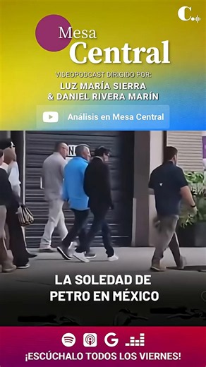 Petro's isolation in Mexico