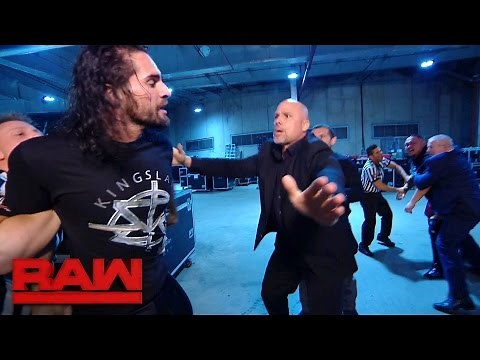 Seth Rollins ambushes Samoa Joe: Raw, May 8, 2017