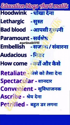 The Most Unusual English Vocabulary Words