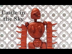 DIY Ghibli's Laputa Robot (Castle in the Sky) - Polymer clay tutorial