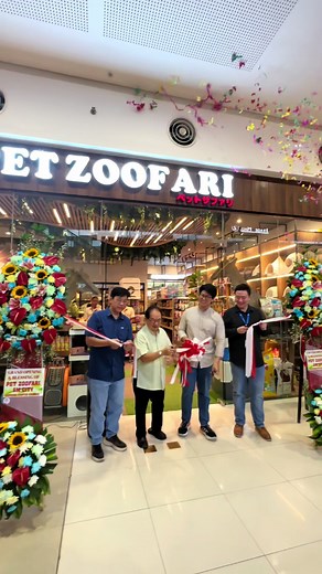 Celebrating the Grand Opening of Pet Zoofari at SM Jansa