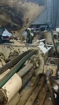 Injection Molding machine modification through motor for power saving. #injectionmolding #hydrolic