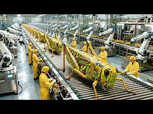 Inside The Crispy Grasshopper Factory - How They Make the Perpect Crunch (Full Process)