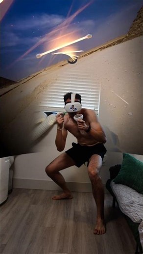 Trying VR Boxing (Supernatural on Quest 2)