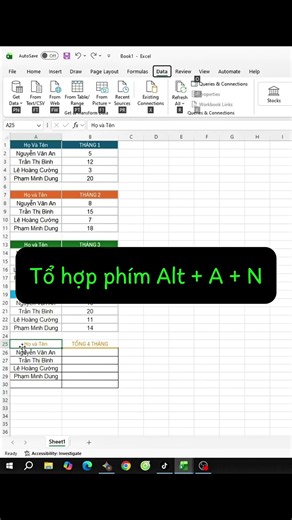 1 mẹo khi làm việc với Table trong Excel #tinhocvanphong #excel #thuthuattinhoc #phimtattinhoc