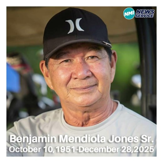 Benjamin Mendiola Jones Sr.October 10,1951-December 28,2025