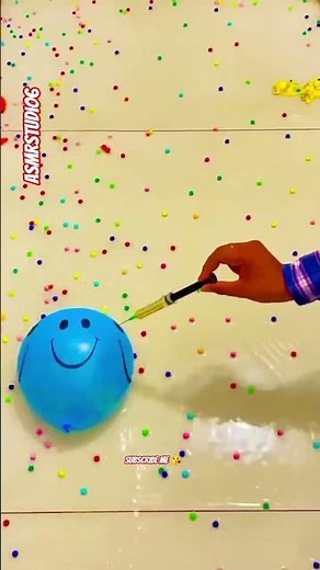 🌈asmr balloons | satisfying reversing | balloons popping asmr #asmr #balloon #balloonspopping #short