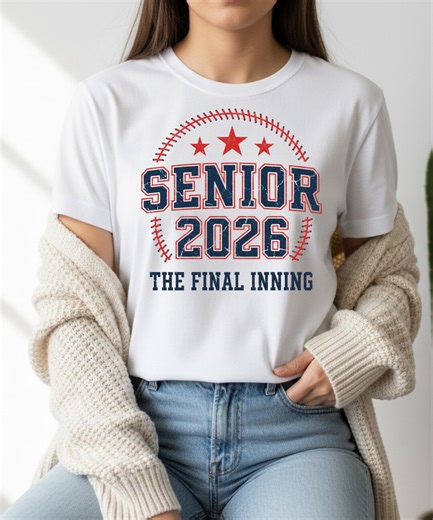 Senior 2026 The Final Inning Shirt, Baseball Senior Night Shirt, Class of 2026 Graduation Tee, Senior Athlete Gift,Last Season Senior Tee. - Etsy France