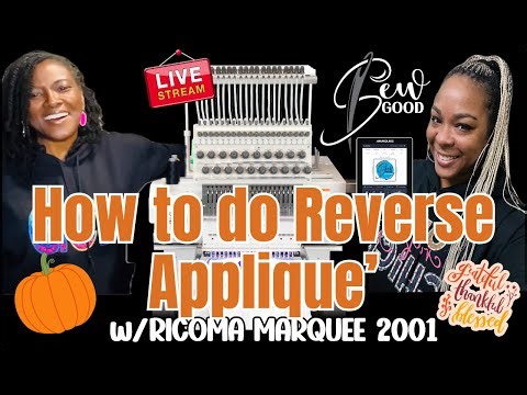 How to Do Reverse Applique with a Ricoma Marquee 20-Needle Embroidery Machine