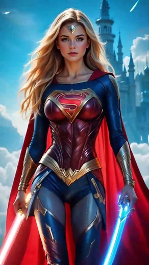 Supergirl X Wonder Woman:The Dreamy Combination of Superhero Fusion!