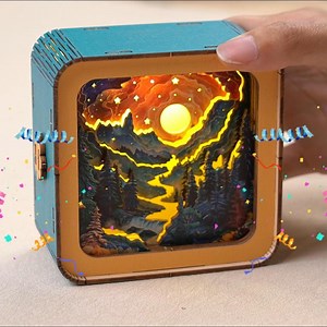 31K reactions · 2.5K shares | Struggling to find the perfect gift?  Introducing our DIY 3D Wooden Puzzle Night Light! • A fun and creative experience • Ends in a stunning night light, adding warmth to winter nights Give the gift of magic this holiday season! | Woodbests | Facebook