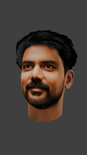 Orvix on Instagram: "Bigg Boss Kavin 3D head making"