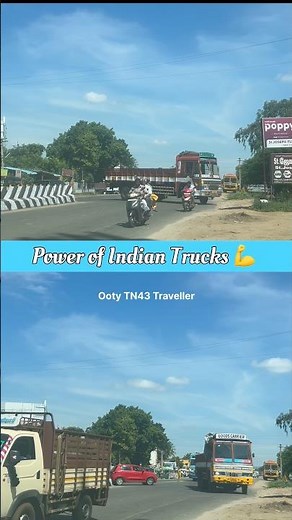 Leyland vs Leyland 💥 Heavy Trucks Making U-turn on National Highway!