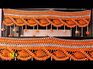 Toran Design For Door Simple | Crochet Toran Design Woolen | ऊन का तोरण बनाना